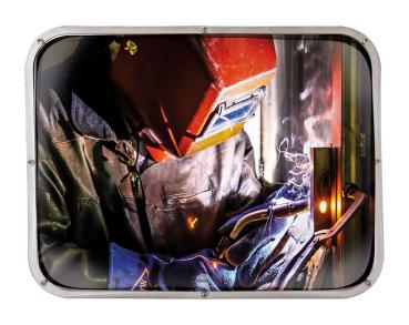 Spiegel aus Edelstahl für spezielle Standorte