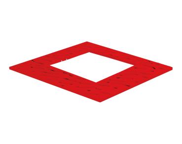 Baumroste Venedig Farbe:RAL 3020|Länge:1 300 x 1 300 mm