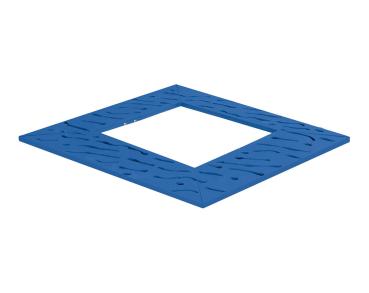 Baumroste Venedig Farbe:RAL 5010|Länge:1 300 x 1 300 mm