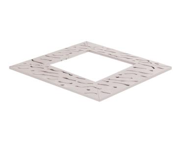 Baumroste Venedig Farbe:RAL 7044|Länge:1 300 x 1 300 mm