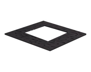 Baumroste Venedig Farbe:RAL 9005|Länge:1 300 x 1 300 mm