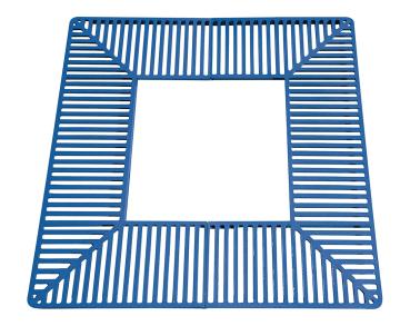 Baumroste Silaos® Farbe:RAL 5010|Länge:1 300 x 1 300 mm