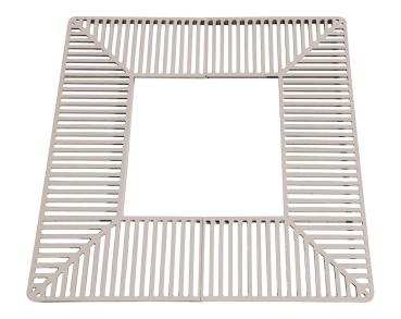 Baumroste Silaos® Farbe:RAL 7044|Länge:1 300 x 1 300 mm