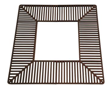 Baumroste Silaos® Farbe:RAL 8017|Länge:1 300 x 1 300 mm