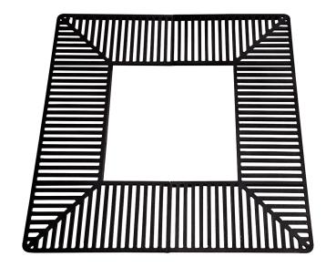 Baumroste Silaos® Farbe:RAL 9005|Länge:1 300 x 1 300 mm