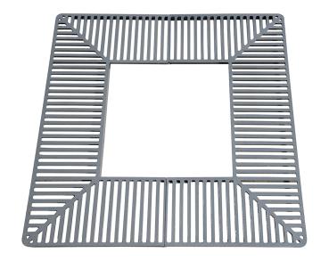Baumroste Silaos® Farbe:Procity grau|Länge:1 300 x 1 300 mm
