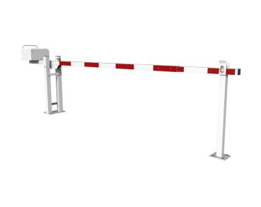 Universal-Schwenkbare-Schranke mit Schlagbaum aus Alu
