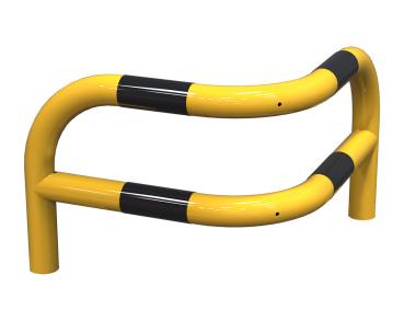 Verstärkter Eckbügel mit 2 Füßen H 430 mm