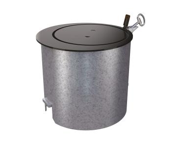 Verriegelbare bodenhulse fur poller