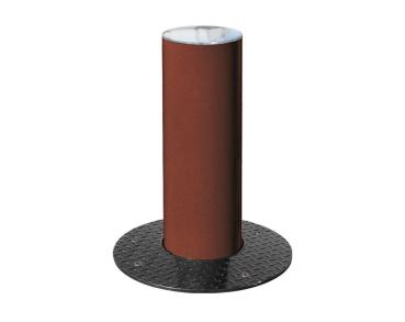 Versenkbarer Poller Province gebürsteter Edelstahl