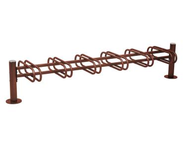 Fahrradständer Province gebürsteter Edelstahl