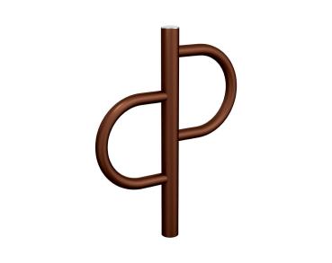 Fahrradbügel Province Tradition gebürsteter Edelstahl