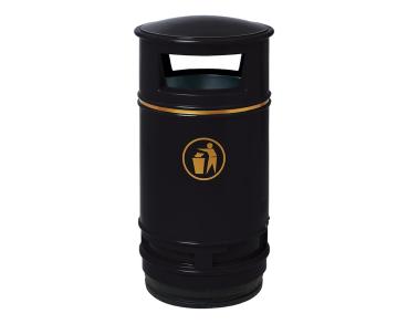 Abfallbehälter Montreal 90 Liter Farbe:Schwarz