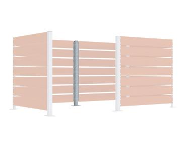 Zwischenpfosten auf Bodenplatte feuerwerzinkt