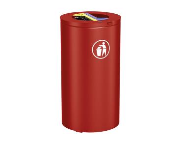 Abfalltrennsystem Olbia Farbe:RAL 3004