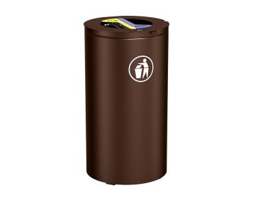 Abfalltrennsystem Olbia Farbe:RAL 8017