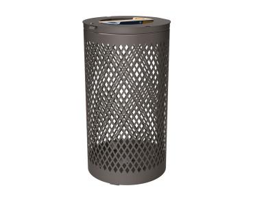 Abfalltrennsystem Raute Farbe:Procity grau