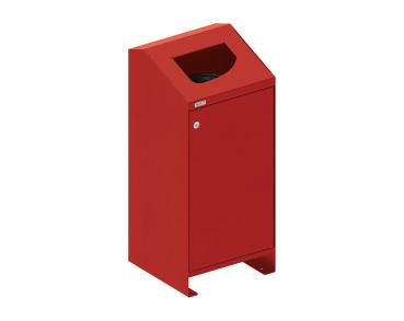 Abfallbehälter Berlin 100 Liter Farbe:RAL 3004