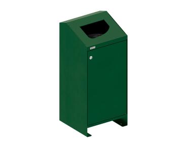 Abfallbehälter Berlin 100 Liter Farbe:RAL 6005