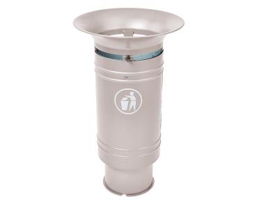 Abfallbehälter Cergy 60 Liter Farbe:RAL 7044