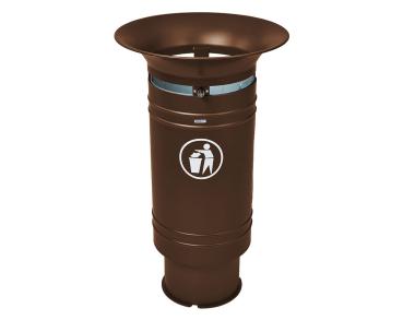Abfallbehälter Cergy 60 Liter Farbe:RAL 8017