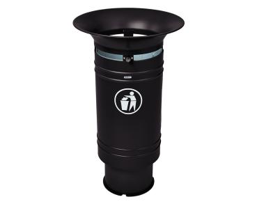 Abfallbehälter Cergy 60 Liter Farbe:RAL 9005