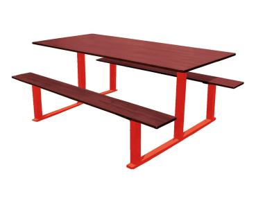 Sitzgruppe Riga Farbe:RAL 3020|Länge:Version standard – Länge 1 500 mm