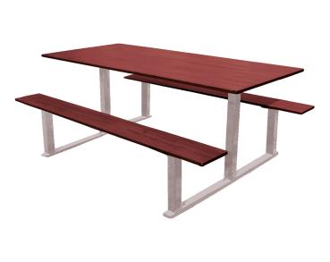 Sitzgruppe Riga Farbe:RAL 7044|Länge:Version standard – Länge 1 500 mm