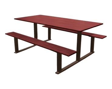 Sitzgruppe Riga Farbe:RAL 8017|Länge:Version standard – Länge 1 500 mm