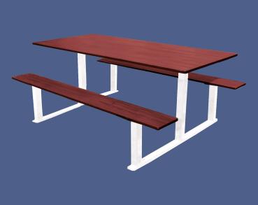 Sitzgruppe Riga Farbe:RAL 9010|Länge:Version standard – Länge 1 500 mm