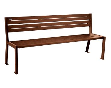 Sitzbank Silaos® 5 Stahlleisten