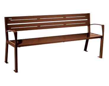 Sitzbank Silaos® 5 Stahlleisten