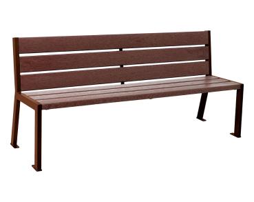 Sitzbank Silaos® aus Recycling-Kunststoff