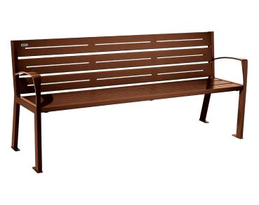 Sitzbänke Silaos® 6 Stahlleisten