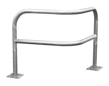 Verstärkter Eckbügel mit 2 Füßen H 1000 mm