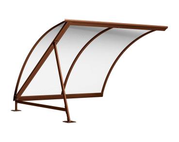 Fahrradüberdachung Halbmond