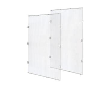 Seiten- und Rückwandverkleidung für Fahrradüberdachung Eco