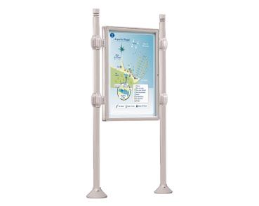 Informationskasten Procince City Farbe:RAL 7044|Länge:B 800 x H 1200 mm|Struktur:Grundmodell|Weitere Merkmale:Einseitig|Titelleisten:Ohne Titelleiste
