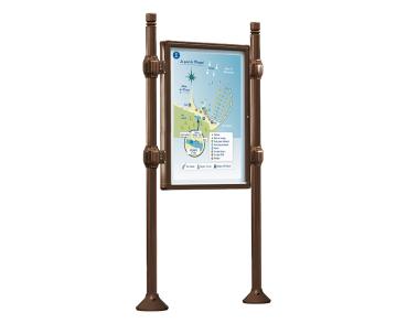 Informationskasten Procince City Farbe:RAL 8017|Länge:B 800 x H 1200 mm|Struktur:Grundmodell|Weitere Merkmale:Einseitig|Titelleisten:Ohne Titelleiste