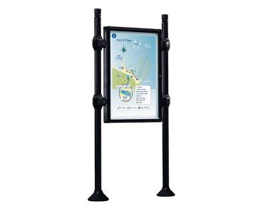 Informationskasten Procince City Farbe:RAL 9005|Länge:B 800 x H 1200 mm|Struktur:Grundmodell|Weitere Merkmale:Einseitig|Titelleisten:Ohne Titelleiste