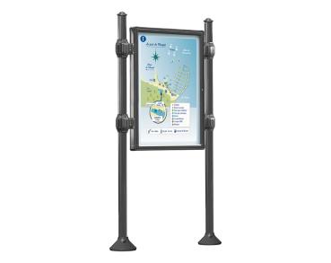 Informationskasten Province Agora Farbe:Procity grau|Länge:B 800 x H 1200 mm|Struktur:Grundmodell|Weitere Merkmale:Einseitig|Titelleisten:Ohne Titelleiste