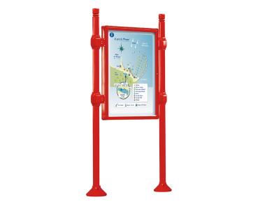 Informationskasten Procince City Farbe:RAL 3020|Länge:B 800 x H 1200 mm|Struktur:Grundmodell|Weitere Merkmale:Doppelseitig|Titelleisten:Ohne Titelleiste