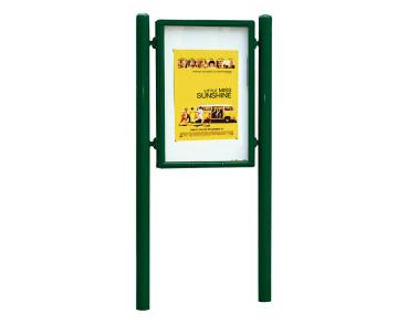 Informationskasten Vega Farbe:RAL 6005|Struktur:Einseitig|Abmessungen:B 900 x H 1255 mm