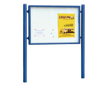 Informationskasten Vega Farbe:RAL 5010|Struktur:Doppelseitig|Abmessungen:B 1700 x H 1255 mm