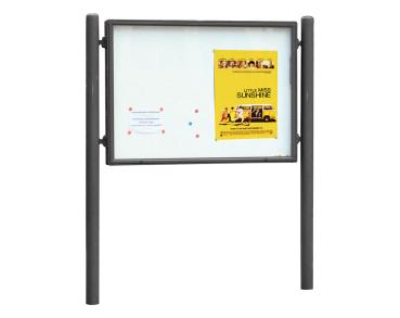 Informationskasten Vega Farbe:Procity grau|Struktur:Doppelseitig|Abmessungen:B 1700 x H 1255 mm