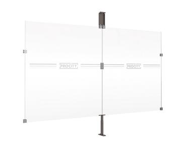 Rückwandverkleidung für Fahrradüberdachung Modulo