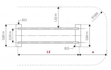 Preview: RELO 2,91 m Hangrutsche
