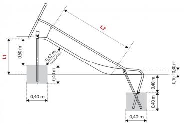 ELIRI 3,84m Hangrutsche