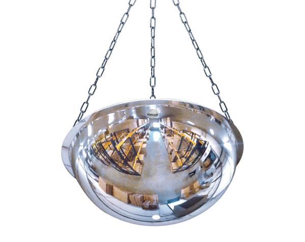 Panormaspiegel - Halbkugel - Deckenmontage