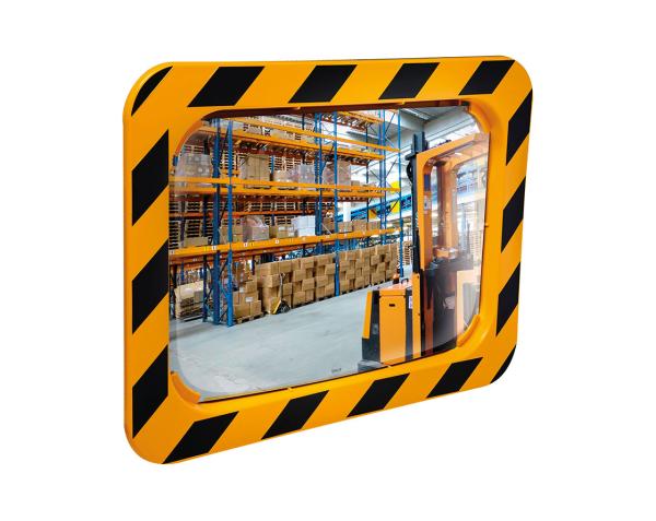 Industriespiegel gelb/schwarz aus Polymir & P.A.S